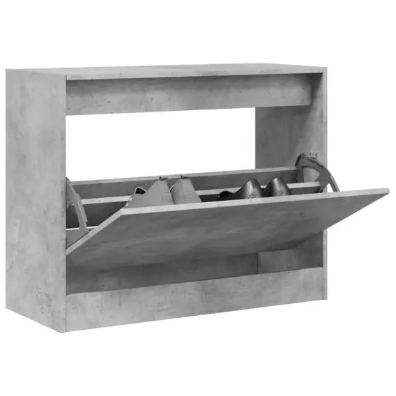 Ograniczona ilość Szafka na buty, szarość betonu, 80x34x63 cm Lumarko! - Hurtownia wielobranżowa Lumarko